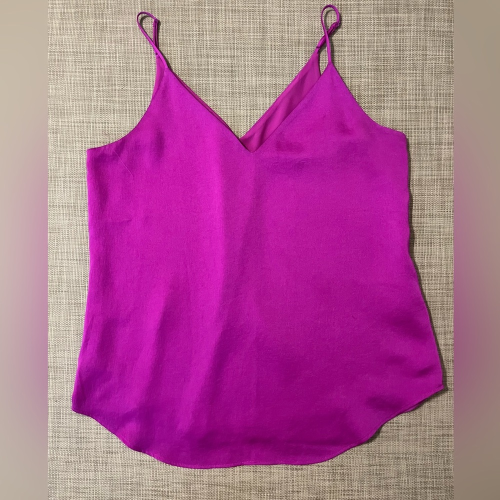 Express, fuschia/violet spaghetti strap top